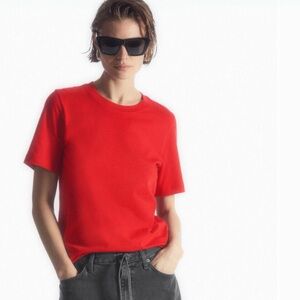 COS Mercerized Cotton T-Shirt